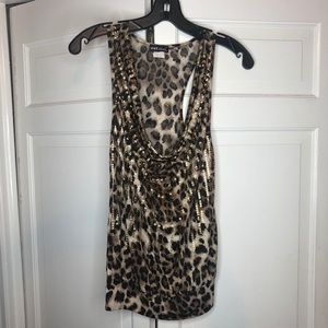 Cheetah Print Tank Top